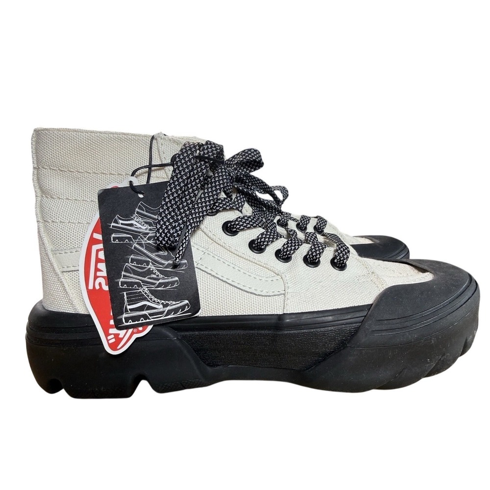 Vans Sk8-Hi Sentry NWT Unisex 6.5M/8W White New High Top Lug Sole Sneaker